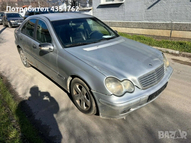 Mercedes c220 om611 Бракувана, снимка 4 - Автомобили и джипове - 53276419