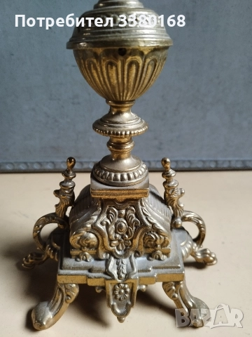 супер атрактивен свещник с пет гнезда, снимка 3 - Антикварни и старинни предмети - 52722235