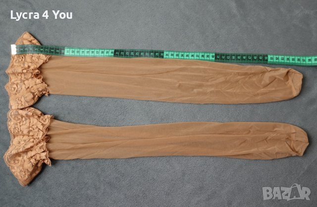 XS/S силиконови чорапи с дантела и ликра, снимка 6 - Бельо - 41376979