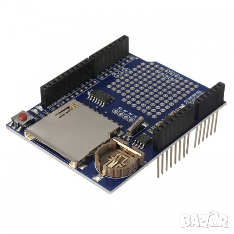 Регистратор за регистриране на данни DataLog Shield Модул за Arduino, снимка 1 - Друга електроника - 35787053