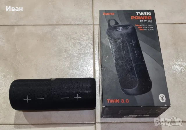 Колонка Hama twin 3.0 блутут колонка , снимка 5 - Bluetooth тонколони - 56152994