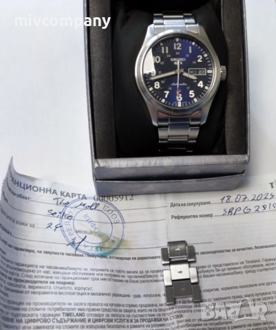 Aвтоматичен часовник SEIKO 4R36-10A0, снимка 6 - Мъжки - 53736557