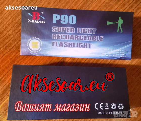 Високопроизводителен Нов P90 Super Light акумулаторен фенер прожектор за осветление за риболов излет, снимка 6 - Къмпинг осветление - 48783788
