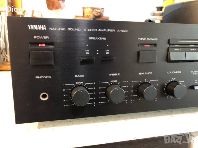 Yamaha A-520, снимка 4 - Ресийвъри, усилватели, смесителни пултове - 42370869