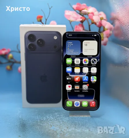 ГАРАНЦИОНЕН!!! APPLE iPHONE 17 Pro Max, 256GB, 5G, Deep Blue, снимка 9 - Apple iPhone - 55728188