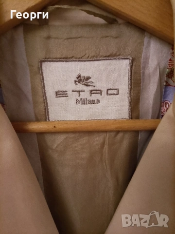 Оригинално дамско сако Etro Milano от памук, снимка 2 - Сака - 53775663