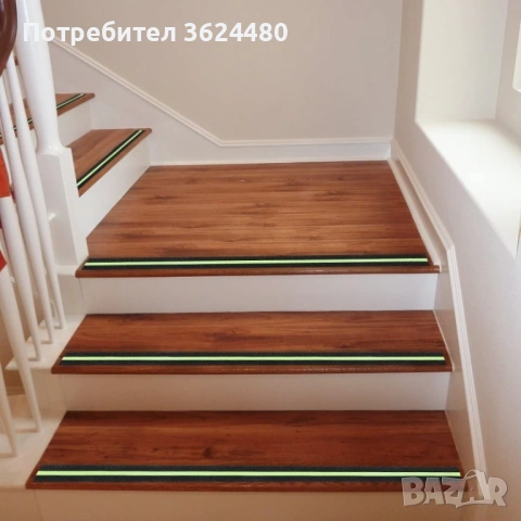 Самозалепваща светеща лента за стъпала против подхлъзване  4858, снимка 7 - Други - 53308370