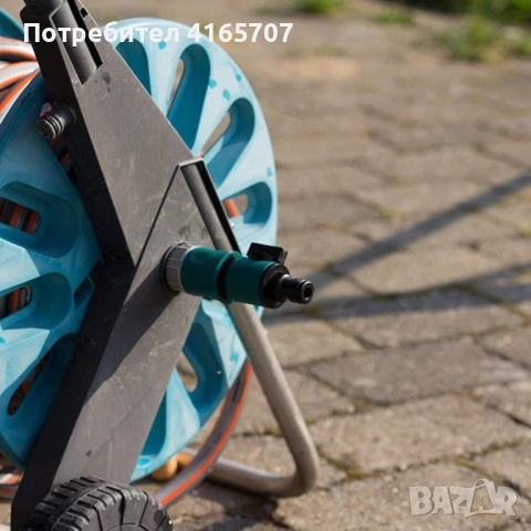 Бърз конектор за градински маркуч с нипел за вентил, снимка 6 - Напояване - 53370619