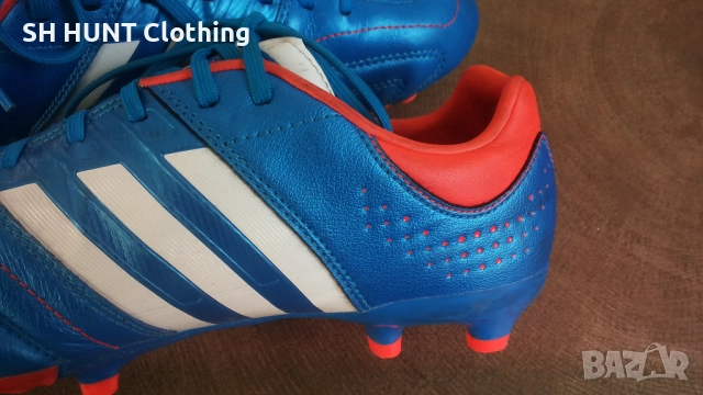 Adidas 11Core TRX FG Azul Blanco Rojo Leather Football Boots Размер EUR 40 бутонки 310-14-S, снимка 11 - Футбол - 52244725