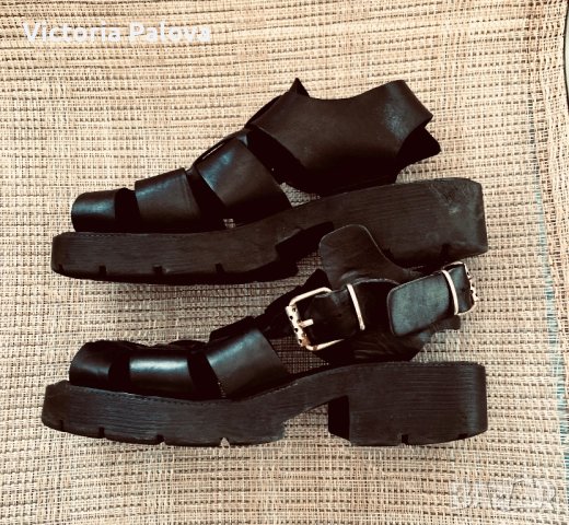 Модерни груби сандали естествена кожа, снимка 7 - Сандали - 40633794