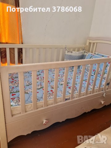 детско легло ново , с дюшек и 2 възглавници, снимка 2 - Бебешки легла и матраци - 42020607