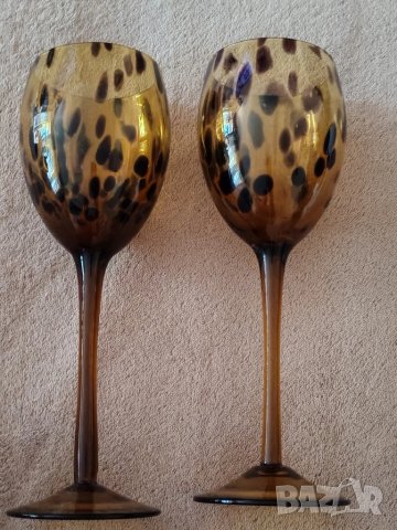 Винтидж чаши за бяло вино сервиз 6 броя, Амбър. , снимка 7 - Сервизи - 50737661