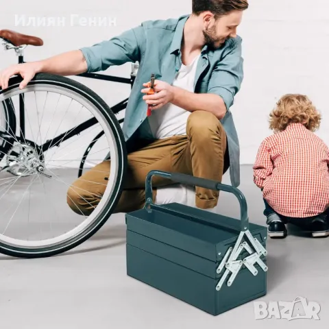 Кутия за инструменти DURHAND с 5 отделения, 45 x 20 x 34,5 см, снимка 9 - Други - 50365462