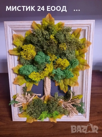 Картина Дървото на Живота със Скандинавски мъх , снимка 3 - Декорация за дома - 52256993