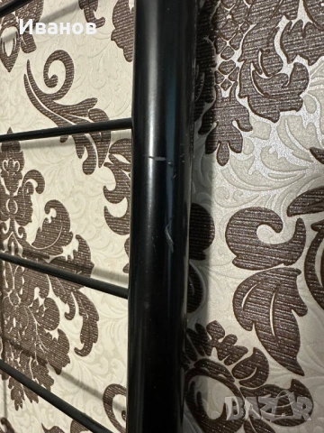 Стелаж решетка за куки със стойка черен употребяван с 35 куки и 4 държачи, снимка 2 - Стелажи и щандове - 53504809