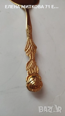 Комплект десертни прибори декор "Хилдесхаймска роза" от 17 части, снимка 2 - Прибори за хранене, готвене и сервиране - 53407483