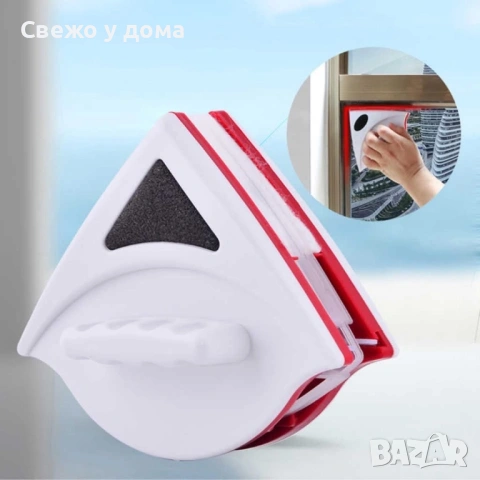 Уред за двустранно почистване на прозорци, снимка 4 - Други стоки за дома - 53457818