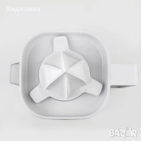 Цитрус преса сокоизтисквачка Black&Decker BXCJ25E, 25W, 350 мл, Бял, снимка 4 - Сокоизстисквачки и цитрус преси - 51818103
