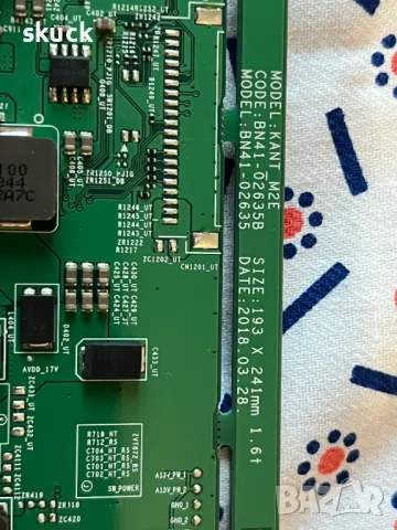 Части от телевизор 50" SAMSUNG UE50NU7472 със счупен дисплей., снимка 8 - Части и Платки - 48090438