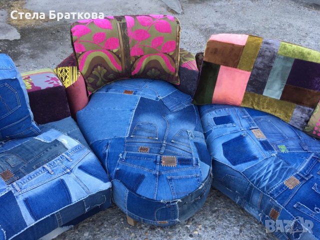 Дънков Диван / Смесен стил , снимка 11 - Дивани и мека мебел - 33875305