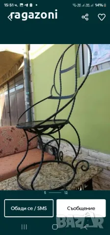 Кресла от ковано желязо, снимка 7 - Градински мебели, декорация  - 33075472