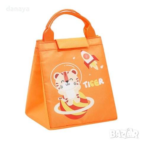 4471 Цветна термо чанта за храна Hello, снимка 5 - Хладилни чанти - 44240691