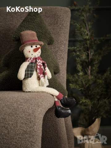 Снежен човек-45 см./коледен снежен човек/украса за Коледа