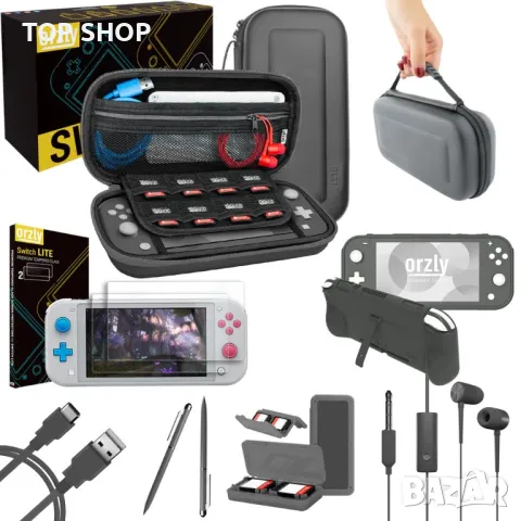 Nintendo Switch Lite Комплект протектори и аксесоари, снимка 8 - Аксесоари - 48510878