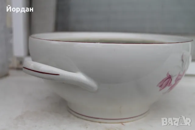 Български порцеланов супник, снимка 6 - Други ценни предмети - 49636892