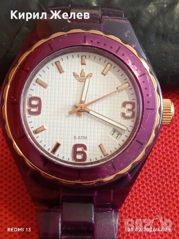 Марков дамски часовник Adidas много красив стилен дизайн 51697, снимка 2 - Дамски - 53591326