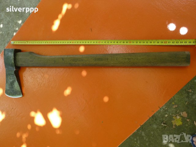 Стар масивен топор ГДР - 381 , снимка 4 - Други ценни предмети - 41494402