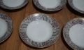 6 Стари порцеланови дълбоки чинии Български Порцелан Изида Кашмир, снимка 2