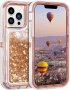 Нов Блестящ защитен калъф кейс за iPhone 13 Pro 6.1 инча Айфон Брокат, снимка 1
