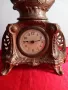 Стар Голям Настолен Каминен  Бароков Часовник, снимка 3