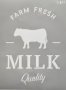 Самозалепващ шаблон Farm fresh milk S077 скрапбук декупаж