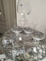 Кристални нови чаши за вино , снимка 1 - Чаши - 40672831