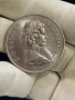 Монета 25 пенса  1972 Сребърна сватба, снимка 2