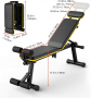 Регулируема напълно сгъваема фитнес лежанка M002, снимка 5
