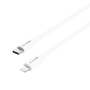 Кабел USB-C - Lightning, BLUE Power BBX36, 1м, 3A, в кутия, Бял , снимка 1