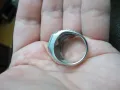 Iced Cult Silver - мъжки пръстен много красив медицинска стомана 316L, снимка 6