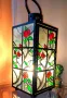 Нощна лампа ..стъклата направени в техника витраж , снимка 1