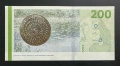 Дания. 200 крони. 2009 година. Нова банкнота., снимка 2