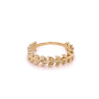 Златен дамски пръстен 2,19гр. размер:54 14кр. проба:585 модел:22118-6, снимка 1