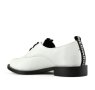 Нови Дамски елегантни бели обувки с ток, снимка 3