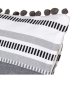 Декоративна  възглавница, Cushion Grey Stripes Pon Pon, 60x40 cм, Многоцветна, снимка 3