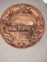чиния със ловни мотиви, снимка 2
