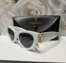 Ysl бели очила с лого, снимка 1