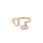 Златен дамски пръстен 2,30гр. размер:56 14кр. проба:585 модел:21935-4