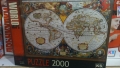 Пъзел 2000 части 17th Century World Map Puzzle , снимка 3