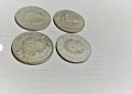 Лот от четири броя Румъния 5 леи 1978 година колекционерски алуминиеви монети пари, снимка 2